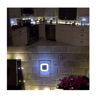 Foto 3 | Luz de Noche Inteligente Led Eo Safe Imports ESI-9816 Blanco con Sensor de Control 6 Piezas