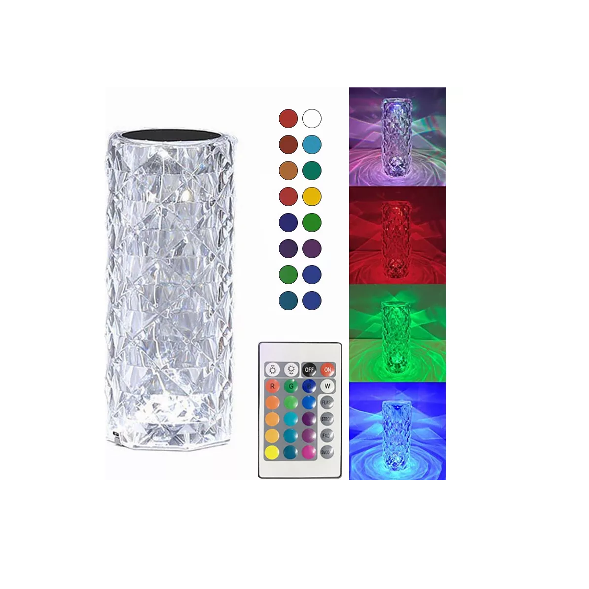 Foto 2 | Lámpara 3D Táctil de Acrílico Eo Safe Imports Multicolor