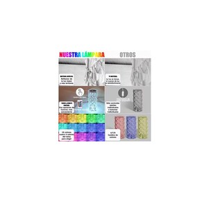 Foto 3 | Lámpara 3D Táctil de Acrílico Eo Safe Imports Multicolor