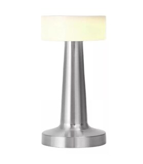 Foto 1 | Lámpara De Mesa Decoración Restaurante Ambiente Led Lu Plata
