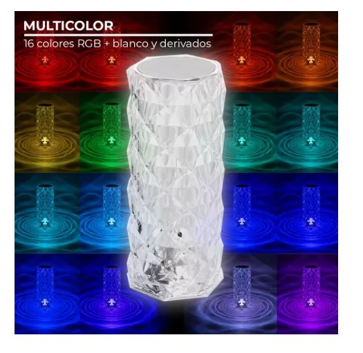 Foto 4 pulgar | Lámpara de Mesa Wünd Táctil Multicolor