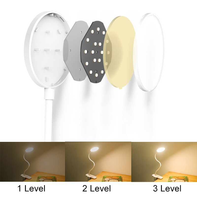 Foto 4 pulgar | Lámpara Led Led Usb Con Clip Eleven Master 18, Blanca, 5 W, 5 V - Venta Internacional.