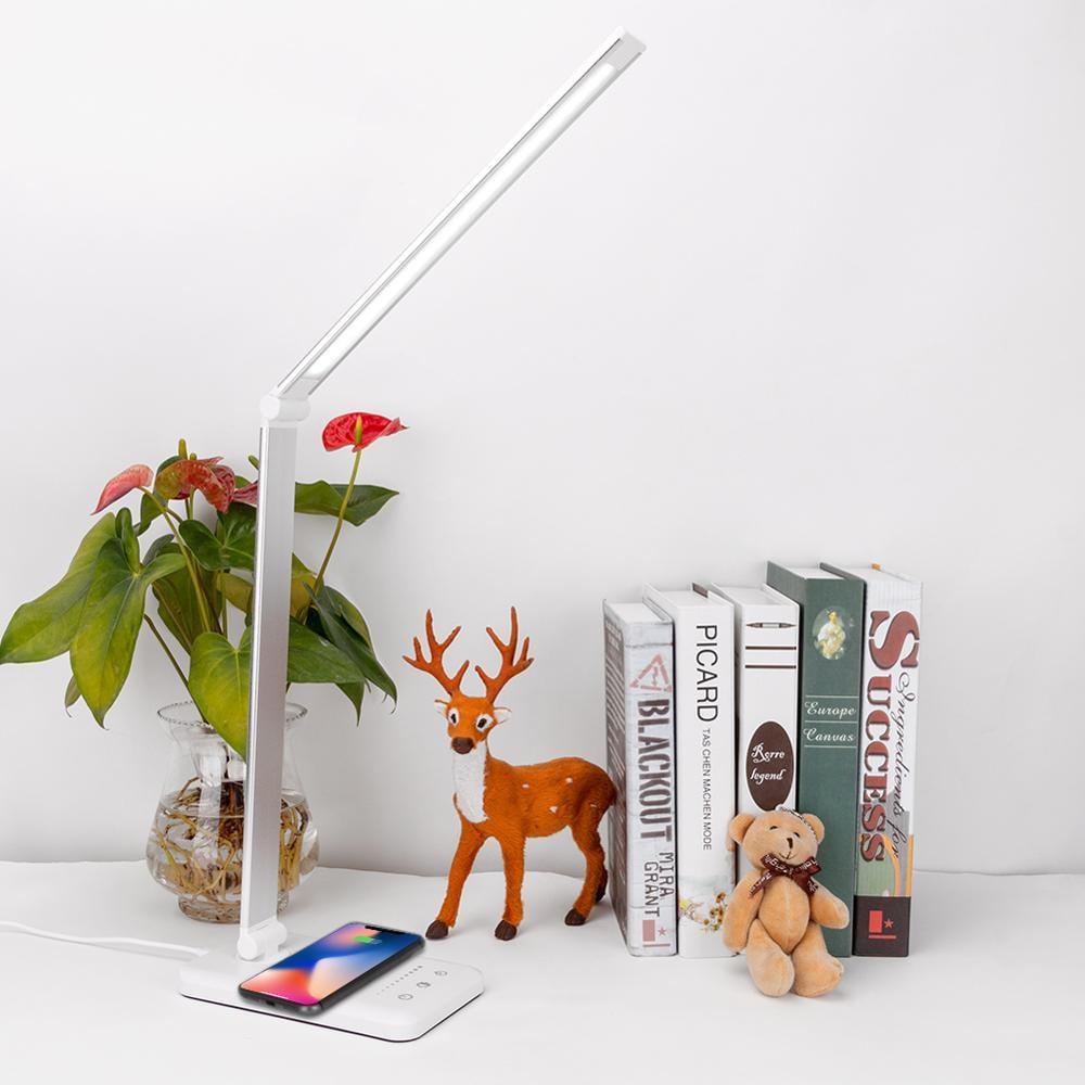 Lámpara De Escritorio Led Con Cargador Inalámbrico Coquimbo 48 Con Puerto Usb De 5 V - Venta Internacional. $1,922