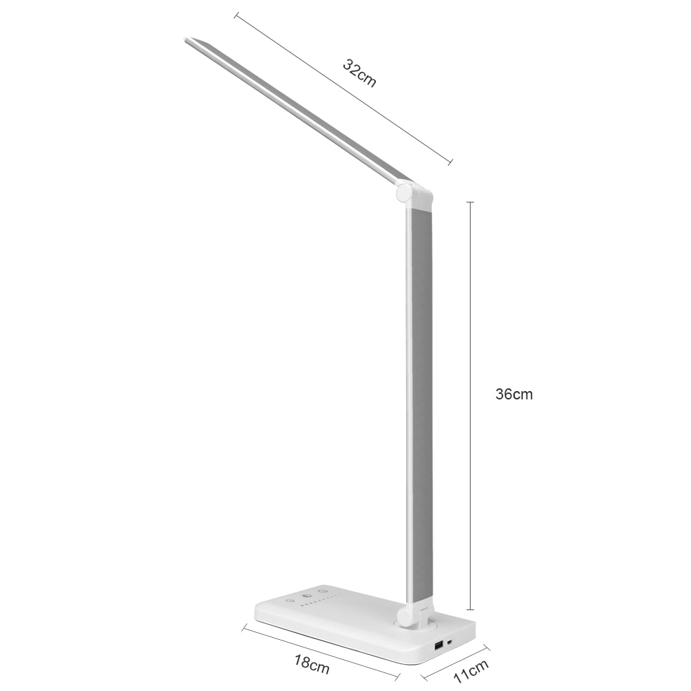 Foto 3 | Lámpara De Escritorio Eletorot F1391 Led, 6 W, 450 Lm, Regulable De Forma Continua - Venta Internacional.
