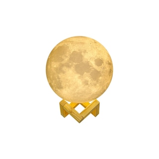 Foto 1 | Moon Lamp Velador Lamp Lámpara De Sobremesa Lámpara 3d 15 Cm - Venta Internacional.