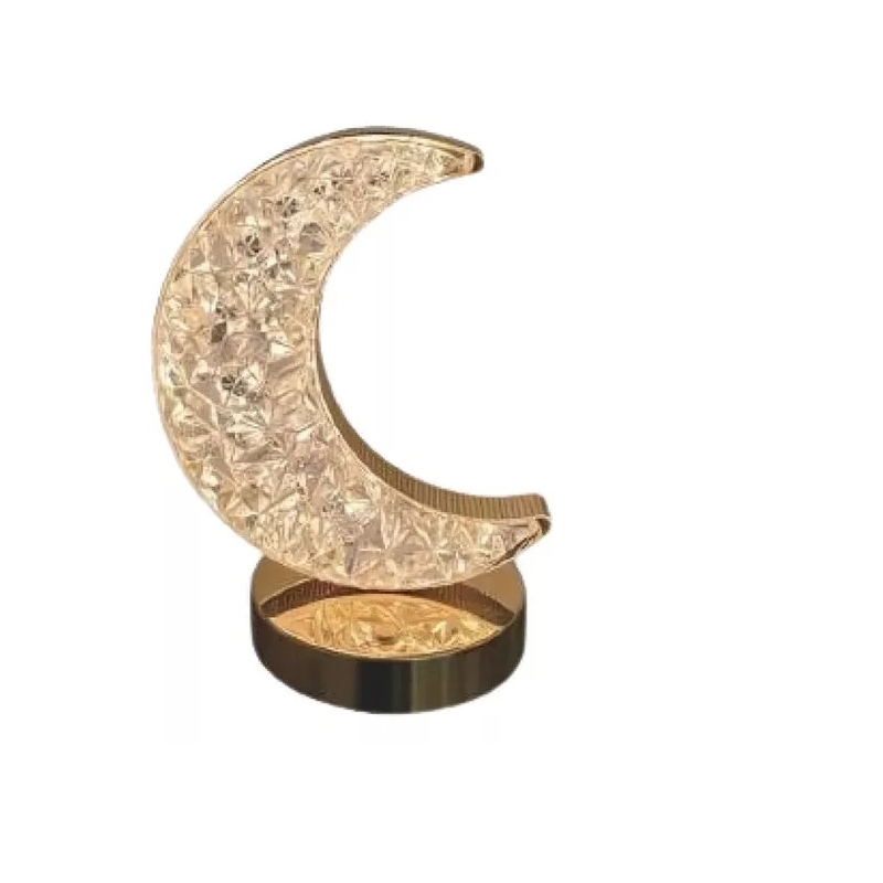 Lámpara Led Decorativa Crystal Moon Touch Usb 3 Colores - Venta Internacional.