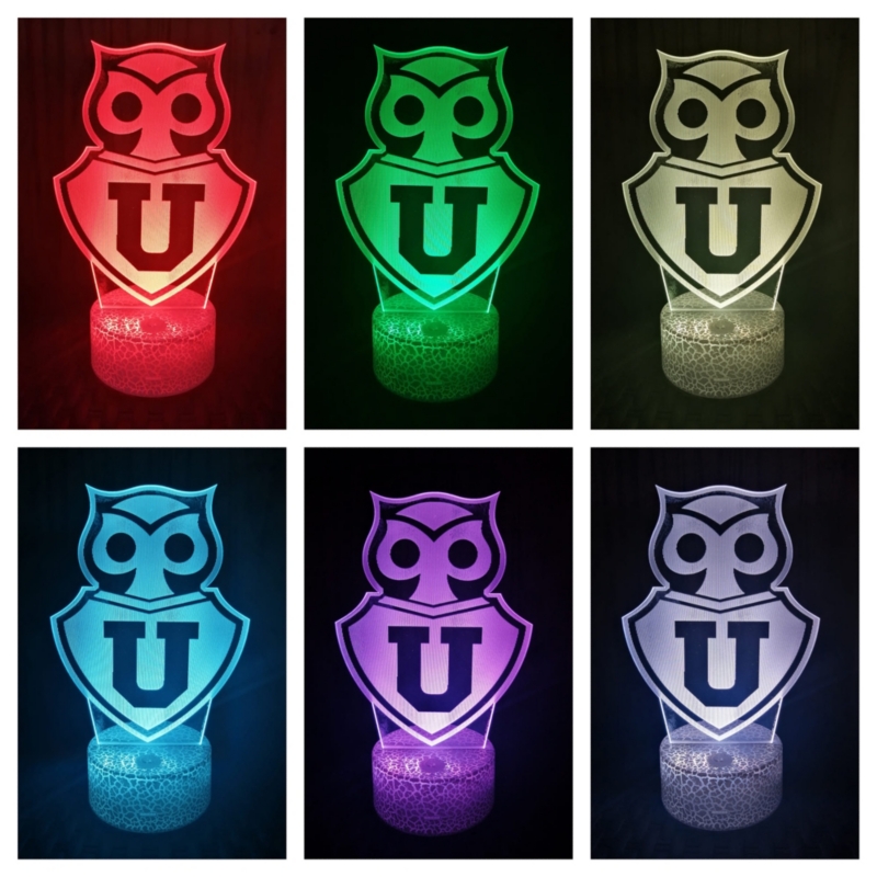 Foto 3 pulgar | Lámpara 3d Chuncho El Bulla Sport Led De 7 Colores Con Cable Usb - Venta Internacional.