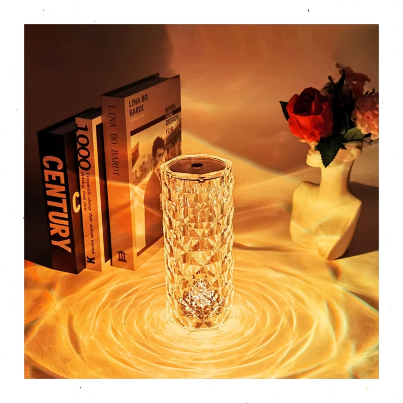 Foto 3 pulgar | Lámpara De Mesa Led Crystal Para Relajación - Venta Internacional.