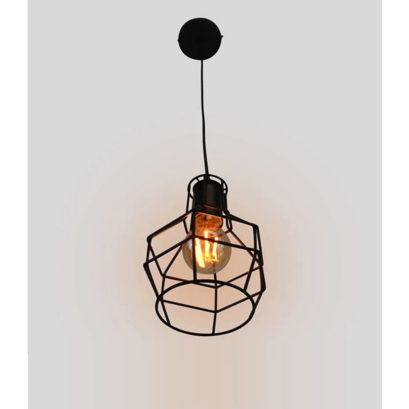 Foto 5 pulgar | Lámpara Industrial Vintage Cage Azor Black Matte - Venta Internacional.