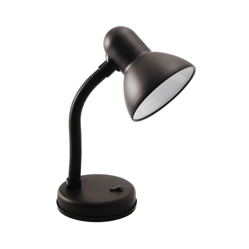 Foto 2 pulgar | Lámpara De Escritorio Negra Con Cuello Flexible Y Bombilla Led Incluida - Venta Internacional.