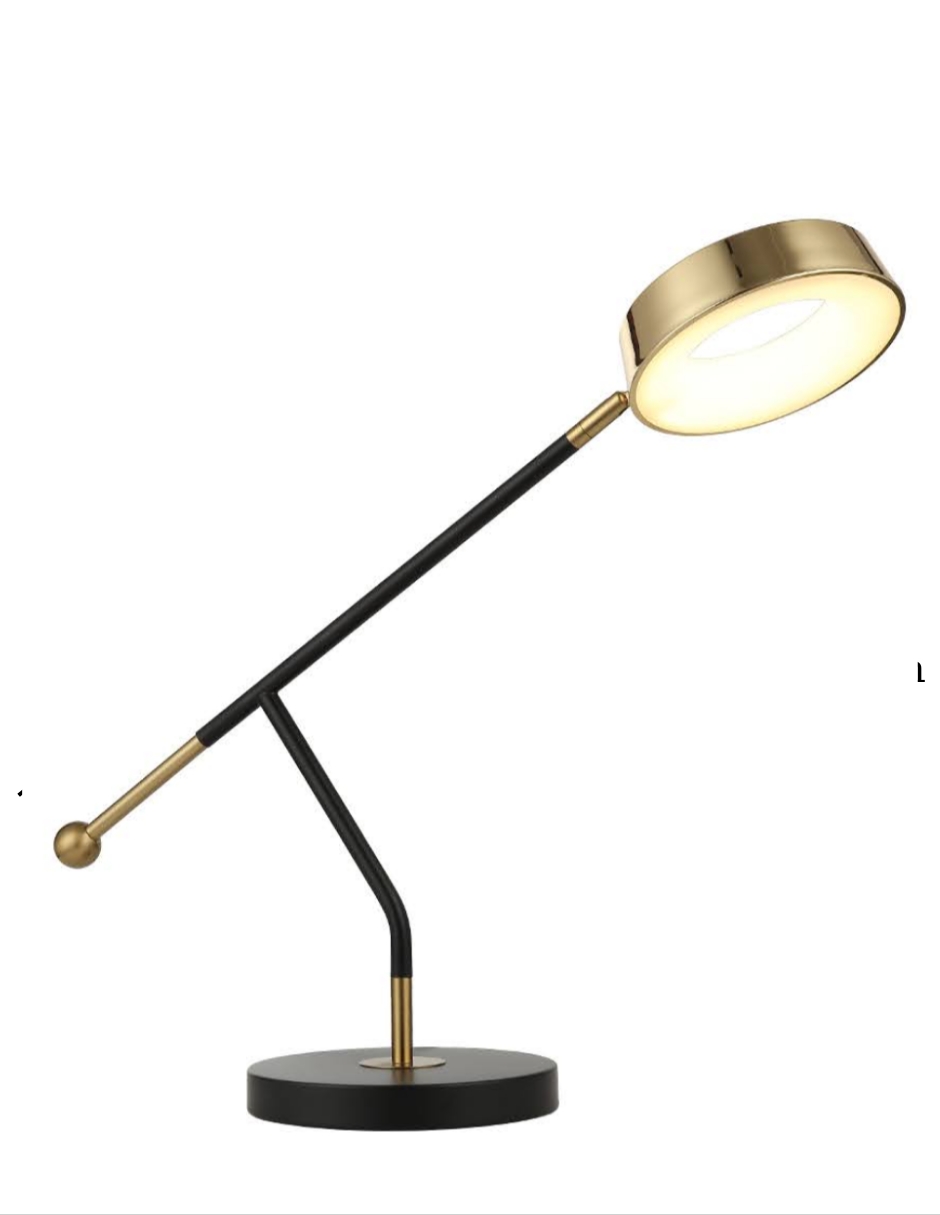 Foto 2 pulgar | Lámpara de Mesa LED Moderna Negra