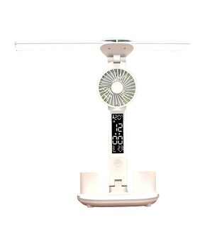 Foto 1 | Lámpara de Escritorio Lab.G Blanca con Ventilador e Indicador de Temperatura