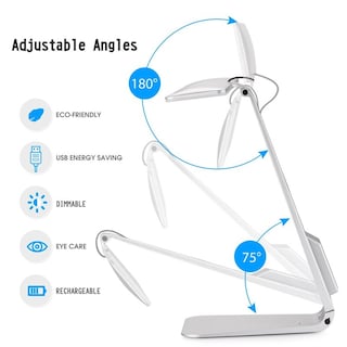 Foto 4 | Lámpara de Mesa Chiclits Technology Ls-8908 Ultrafina Plegable - Venta Internacional
