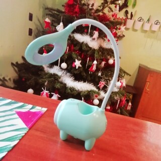 Foto 2 | Lámpara de Escritorio Fdik Led Cartoon Pig Touch con Batería Recargable - Venta Internacional