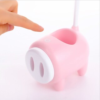 Foto 3 | Lámpara de Escritorio Fdik Led Cartoon Pig Touch con Batería Recargable - Venta Internacional