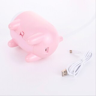 Foto 4 | Lámpara de Escritorio Fdik Led Cartoon Pig Touch con Batería Recargable - Venta Internacional
