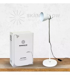 Foto 4 | Lámpara de Escritorio Ajustable para Oficina o Casa en Blanco