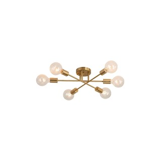 Foto 1 | Lámpara de Techo Nórdica Moderna Hierro Dorado - Venta Internacional