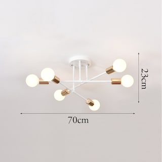 Foto 3 | Lámpara de Techo Moderna Montaje Semiempotrado Led Blanco - Venta Internacional