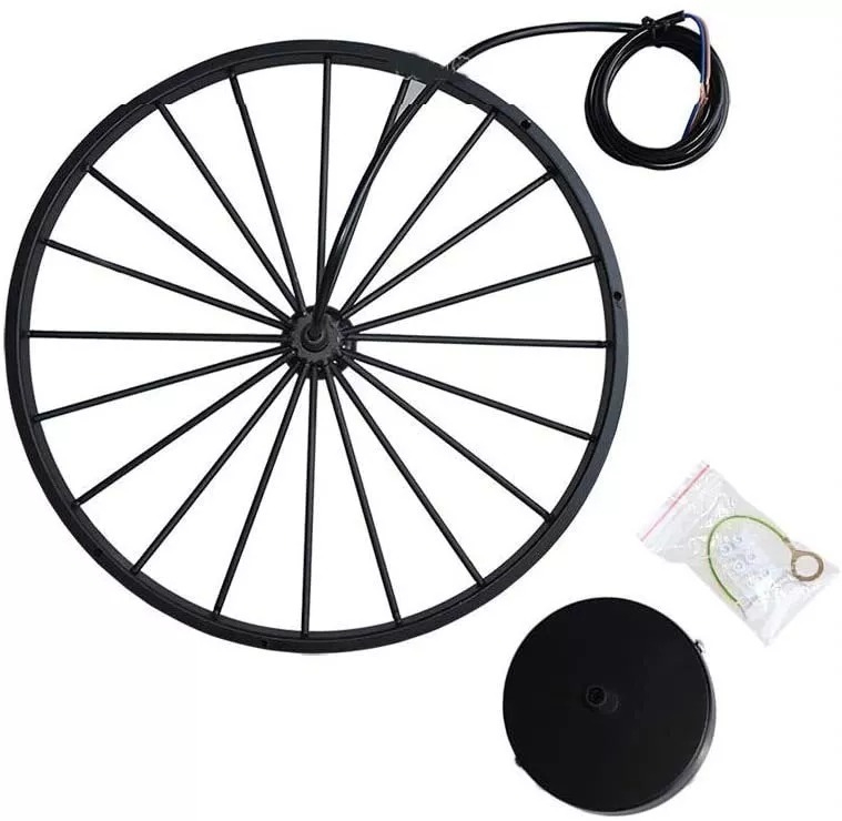 Foto 3 | Lámpara Colgante Rueda de Hierro 30 cm Estilo Vintage y Elegante - Venta Internacional
