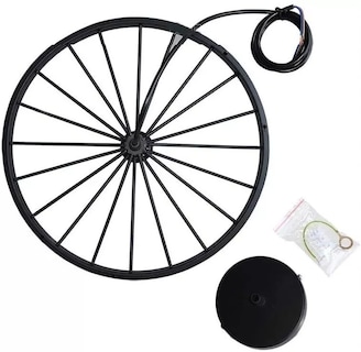 Foto 3 | Lámpara Colgante Rueda de Hierro 30 cm Estilo Vintage y Elegante - Venta Internacional