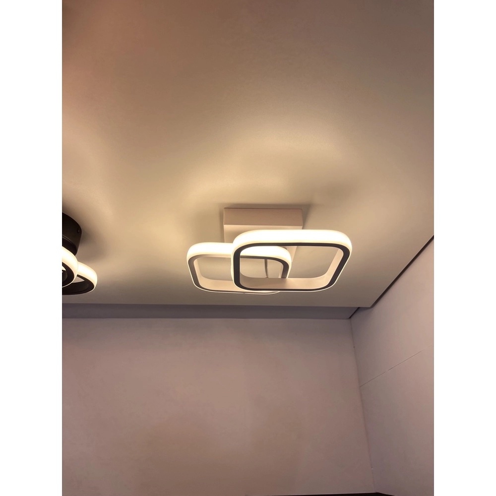 Foto 5 pulgar | Lámpara de Techo Acrílica Led Cuadrada 22w 240mm - Blanca - Venta Internacional