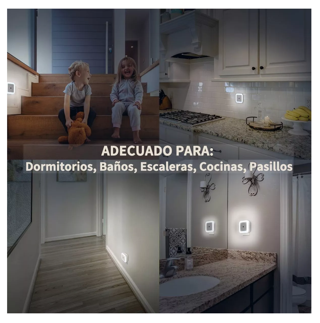 Foto 5 pulgar | Luz Led Inteligente Belug con Sensor 6 Uds
