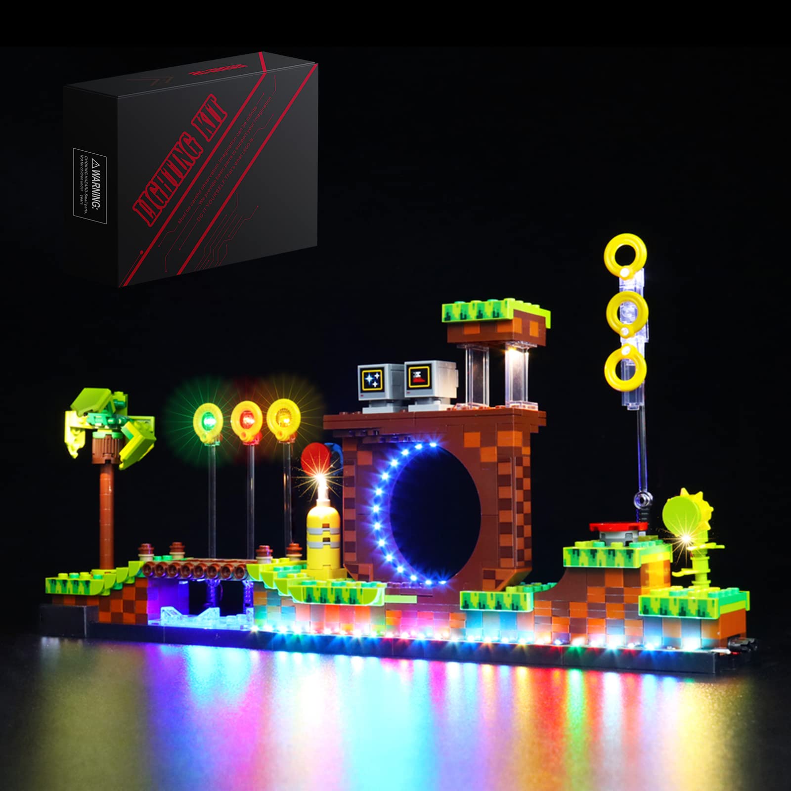 Foto 2 pulgar | Kit De Iluminación Led Brickbling Para Lego Sonic Green Hill Zone - Venta Internacional.