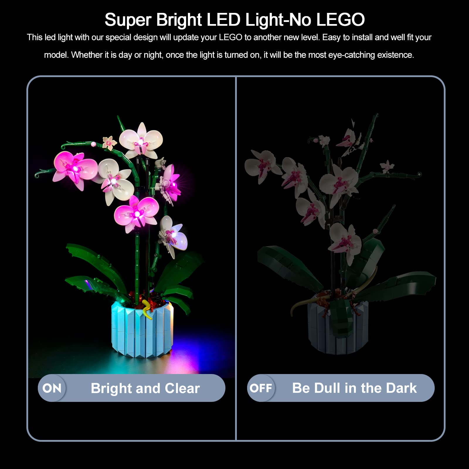 Foto 5 | Kit De Iluminación Brickbling Para Lego 10311 Orchid Con Luces Led - Venta Internacional.