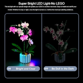 Foto 5 | Kit De Iluminación Brickbling Para Lego 10311 Orchid Con Luces Led - Venta Internacional.