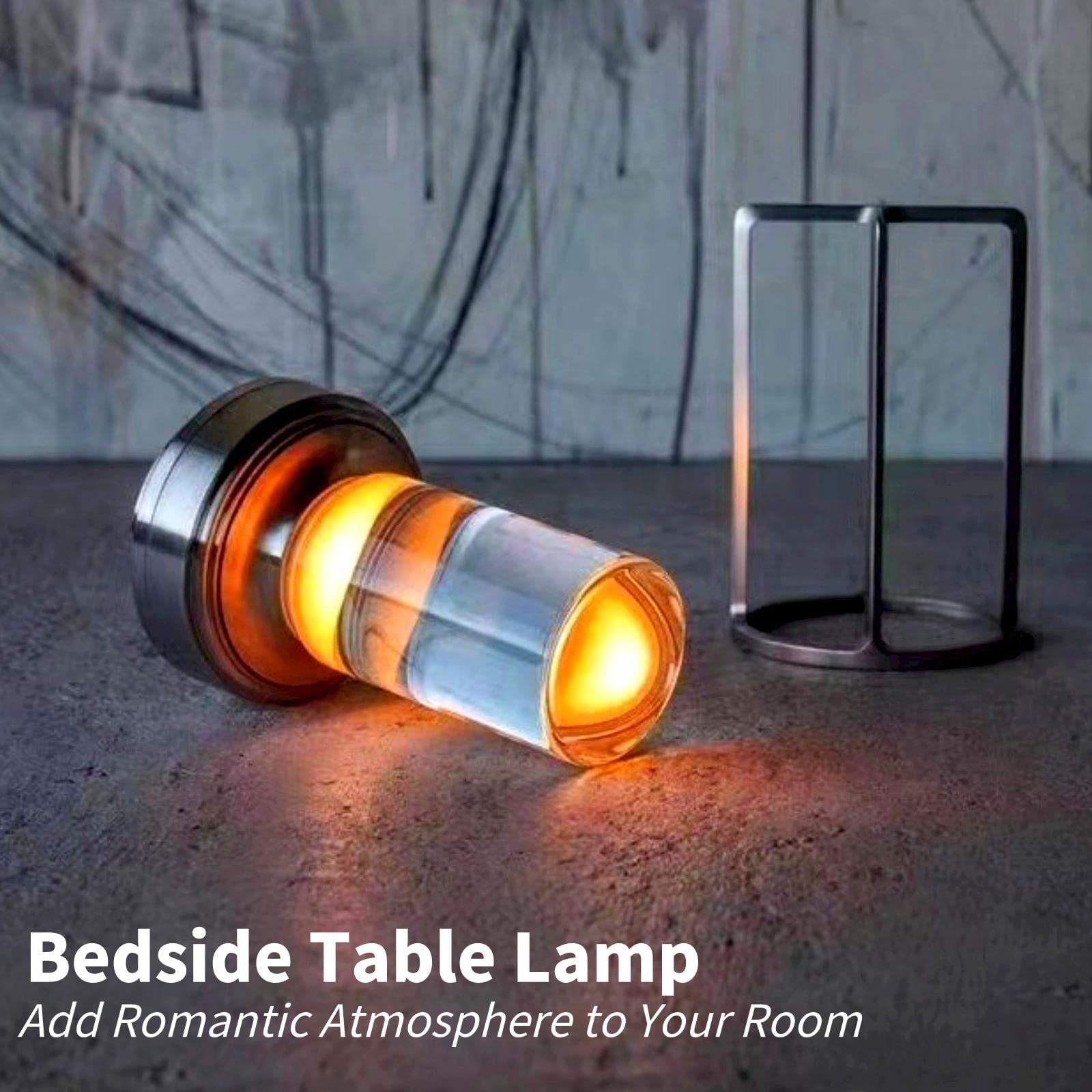 Foto 6 pulgar | Lámpara De Mesa Gzkpl Inalámbrica Recargable Led Regulable Plateada - Venta Internacional.