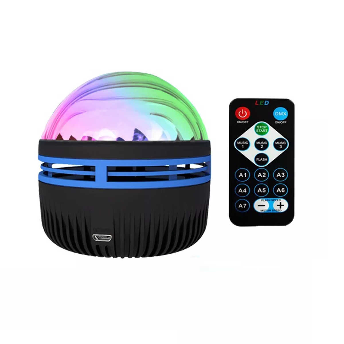 Foto 2 pulgar | Proyector De Luces Aurora Para Niños Eo Safe Imports Esi-17987 Negro