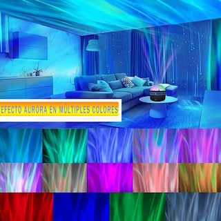 Foto 3 | Proyector De Luces Aurora Para Niños Eo Safe Imports Esi-17987 Negro