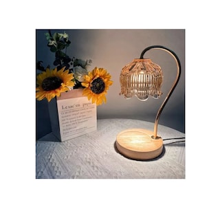 Foto 3 | Lámpara de Escritorio para Velas Belug con Temporizador Blanco/Dorado