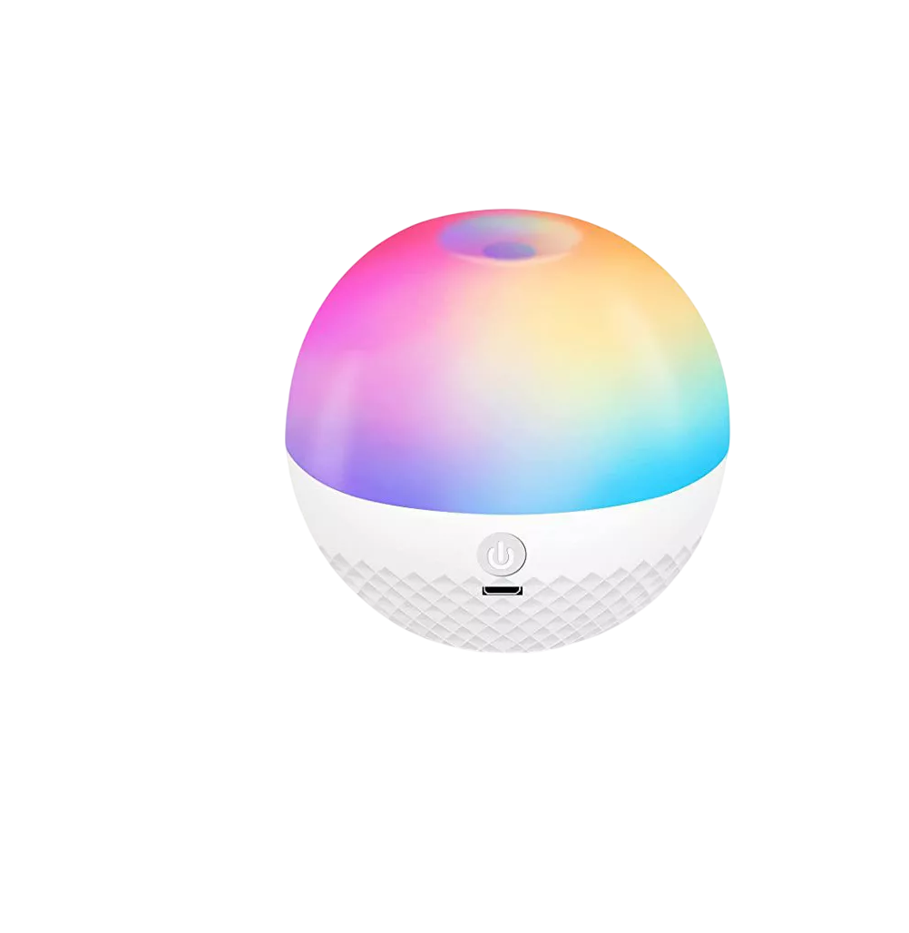 Foto 2 pulgar | Lampara De Noche Led Rgb Touch/control Recargable 2700k Blanco