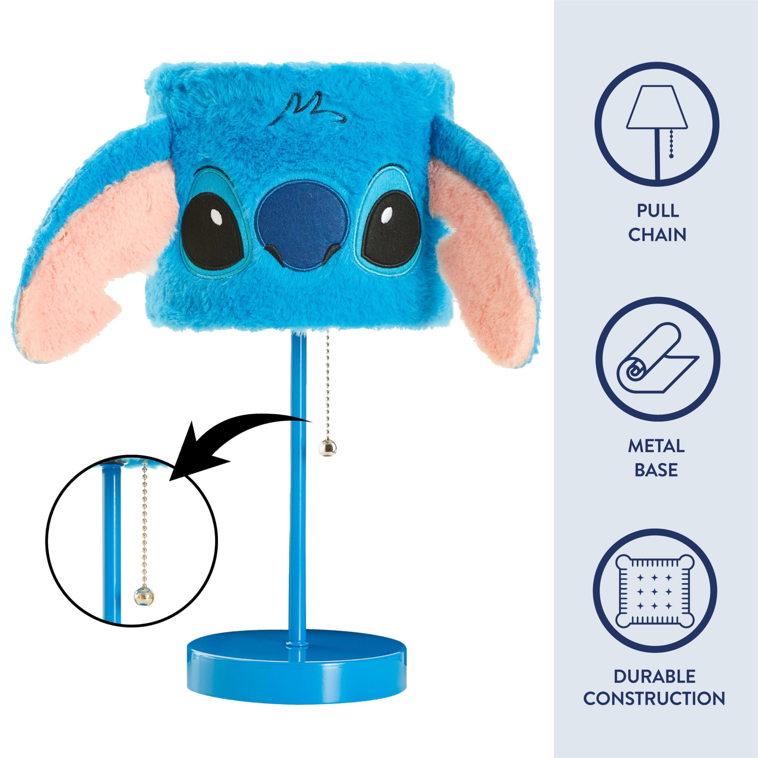 Foto 5 pulgar | Lámpara de Mesa Idea Nuova Disney Stitch de Felpa - Venta Internacional