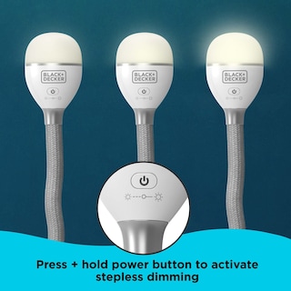 Foto 4 | Light Black+decker Snake Light Recargable 2 Ajustes - Venta Internacional