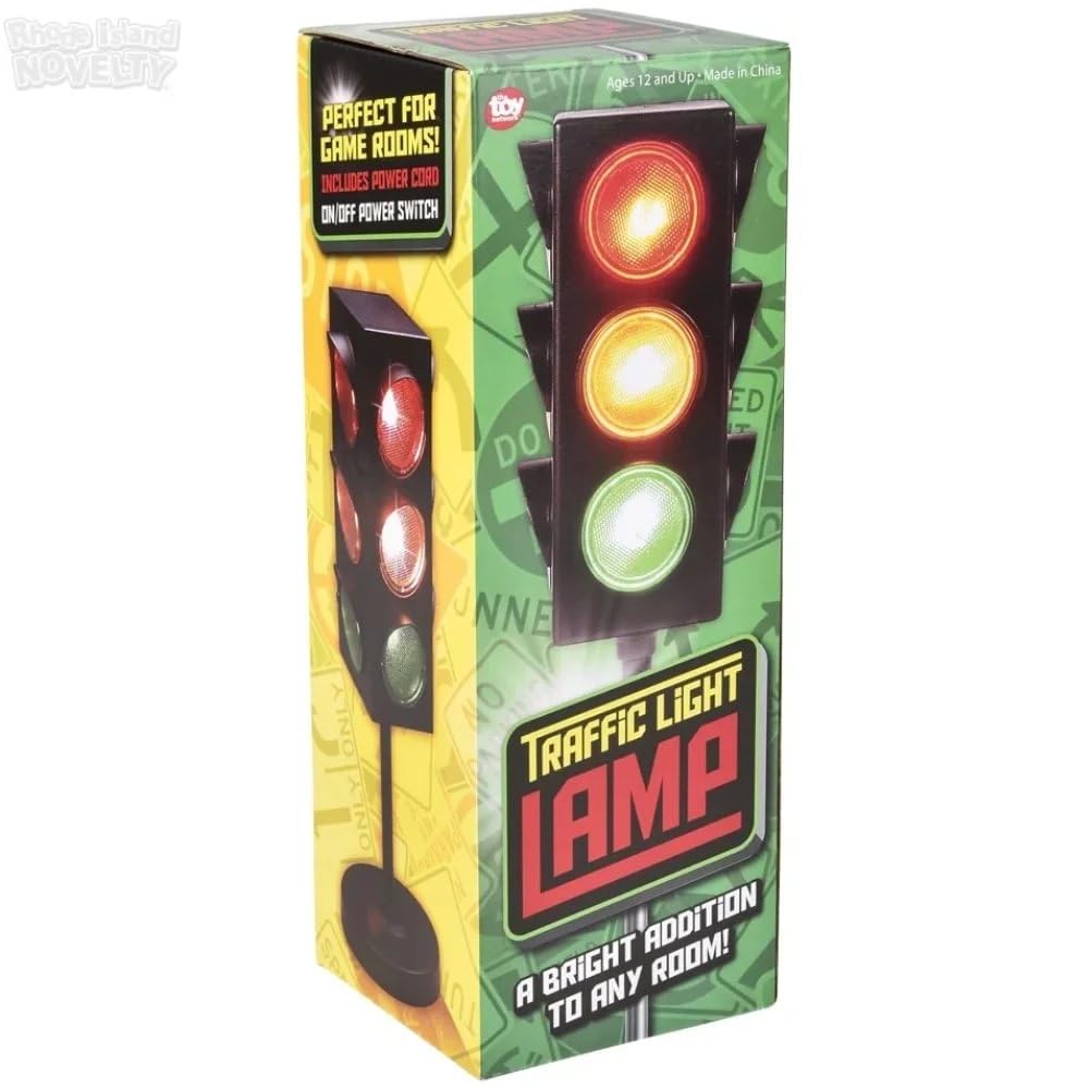 Foto 7 pulgar | Lámpara De Mesa Rhode Island Novelty Eltrali Traffic Light 20 Cm - Venta Internacional.