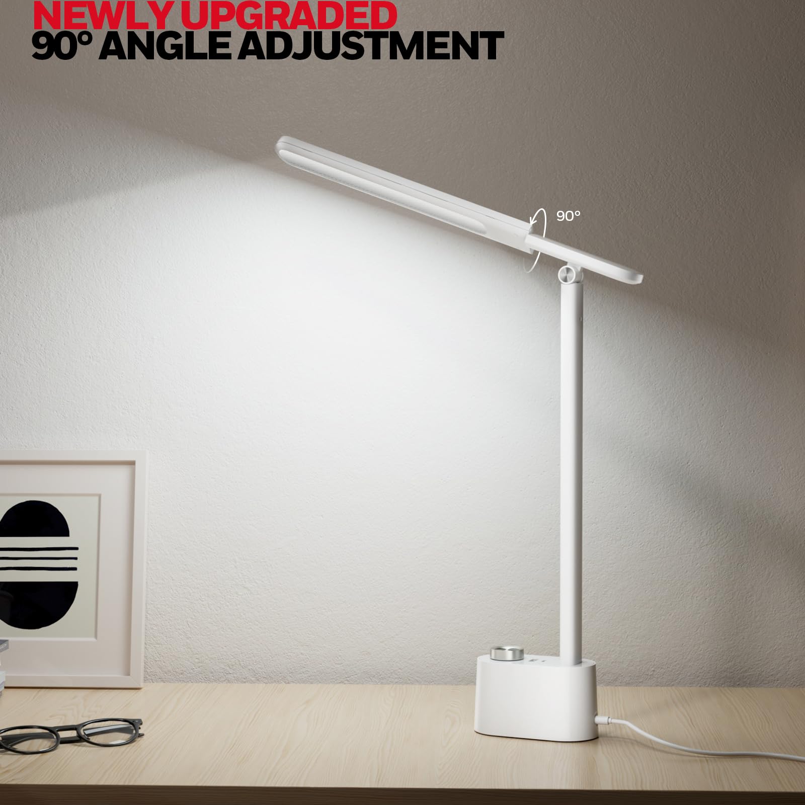 Foto 5 | Lámpara De Escritorio Honeywell H01 Pro Sunturalux™ Led Plegable Blanca - Venta Internacional.