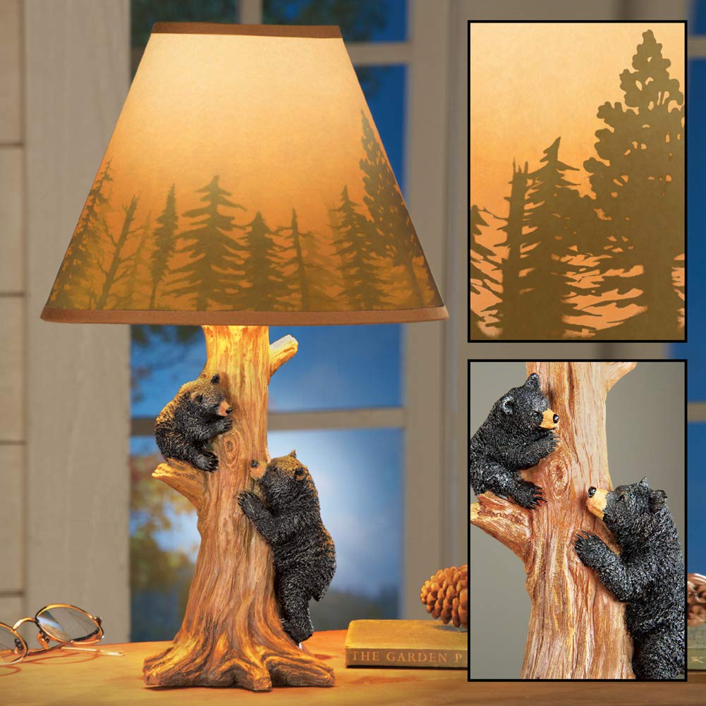 Foto 6 pulgar | Lamp Collections Etc Rustic Trembing Bear Family Northwoods - Venta Internacional.