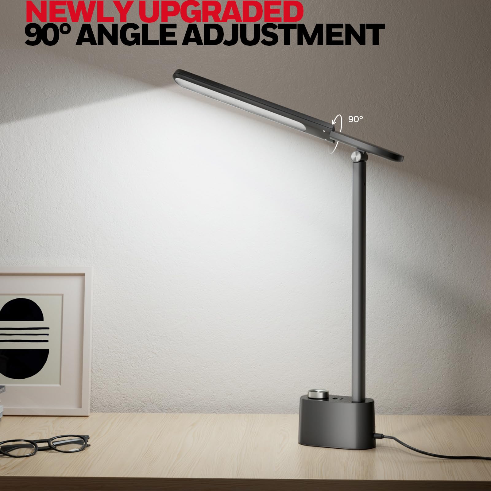 Foto 5 | Lámpara De Escritorio Honeywell H01 Pro Sunturalux™ Led Plegable Negra - Venta Internacional.