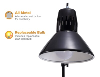 Foto 2 | Lámpara De Escritorio Bostitch Office Vlf100 Led Con Brazo Oscilante Con Soporte De Pinza - Venta Internacional.