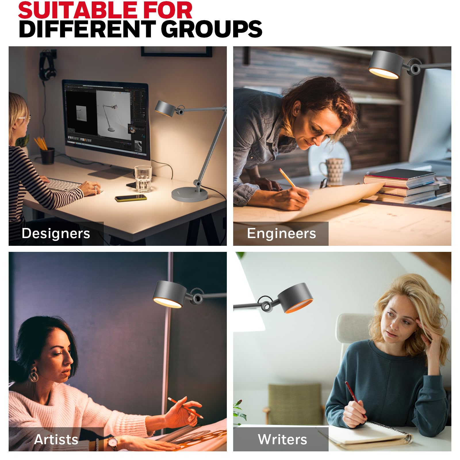 Foto 7 | Lámpara de Escritorio Honeywell Hwt-01a Luz Natural Regulable Regulable - Venta Internacional