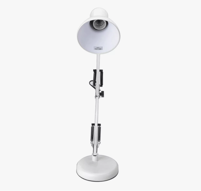 Foto 2 | Lámpara De Escritorio E27 Metal Brazo Giratoria 360° Doblar