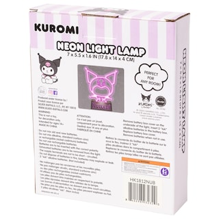 Foto 6 | Lámpara Led Silver Buffalo Sanrio Hello Kitty Kuromi Neon - Venta Internacional.