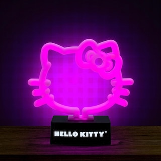 Foto 2 | Lámpara Led De Neón Plateada Buffalo Sanrio Hello Kitty Para Decoración De Habitación - Venta Internacional.