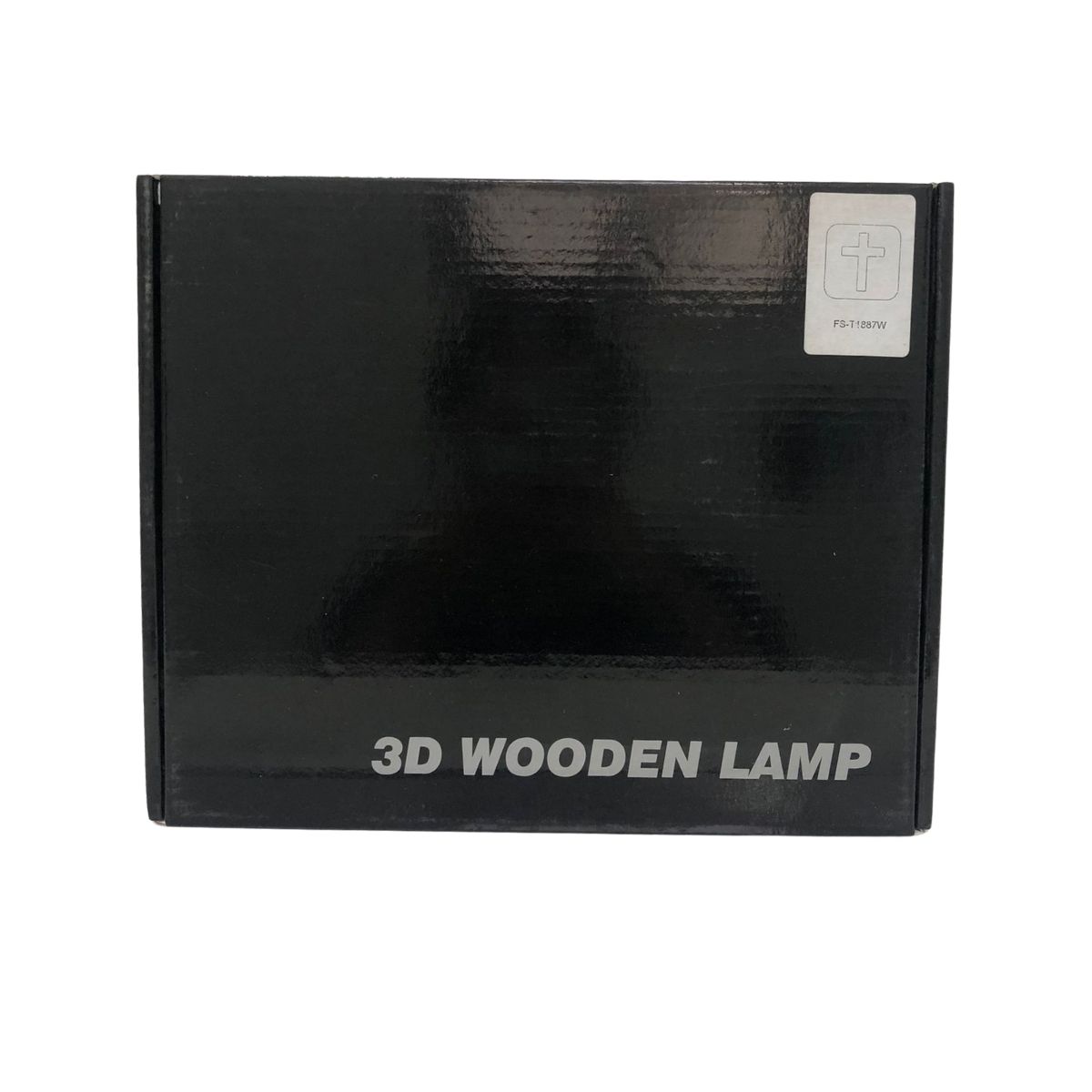 Foto 7 pulgar | Lámpara De Mesa De Madera Con Luz Led Calida Con Figura De Cruz