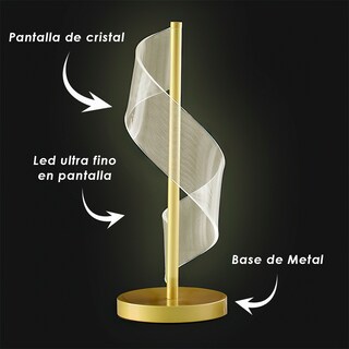 Foto 3 | Cityluz Lámpara De Mesa Decorativa – El Toque De Elegancia Y Modernidad Para Tu Hogar