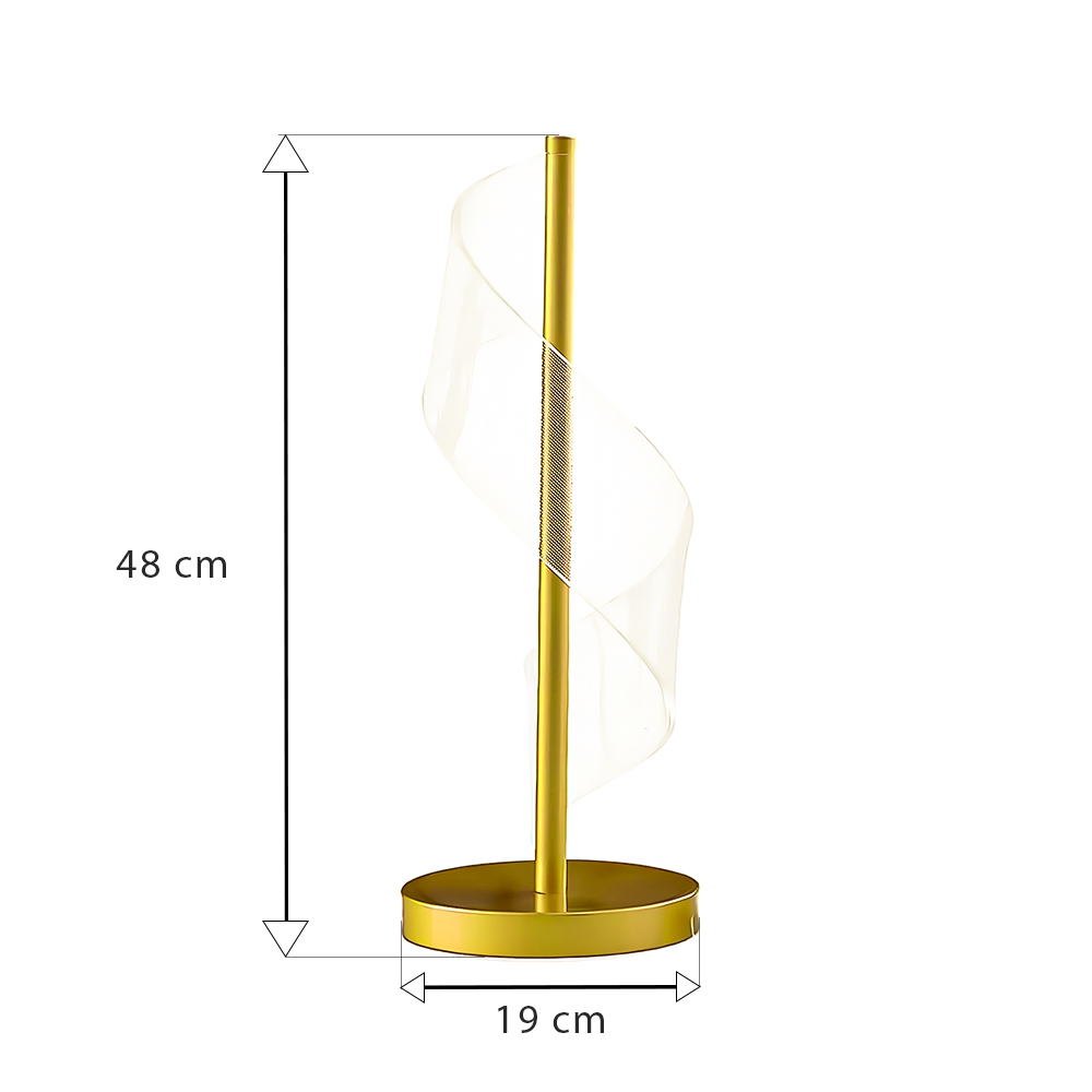 Foto 9 pulgar | Cityluz Lámpara De Mesa Decorativa – El Toque De Elegancia Y Modernidad Para Tu Hogar