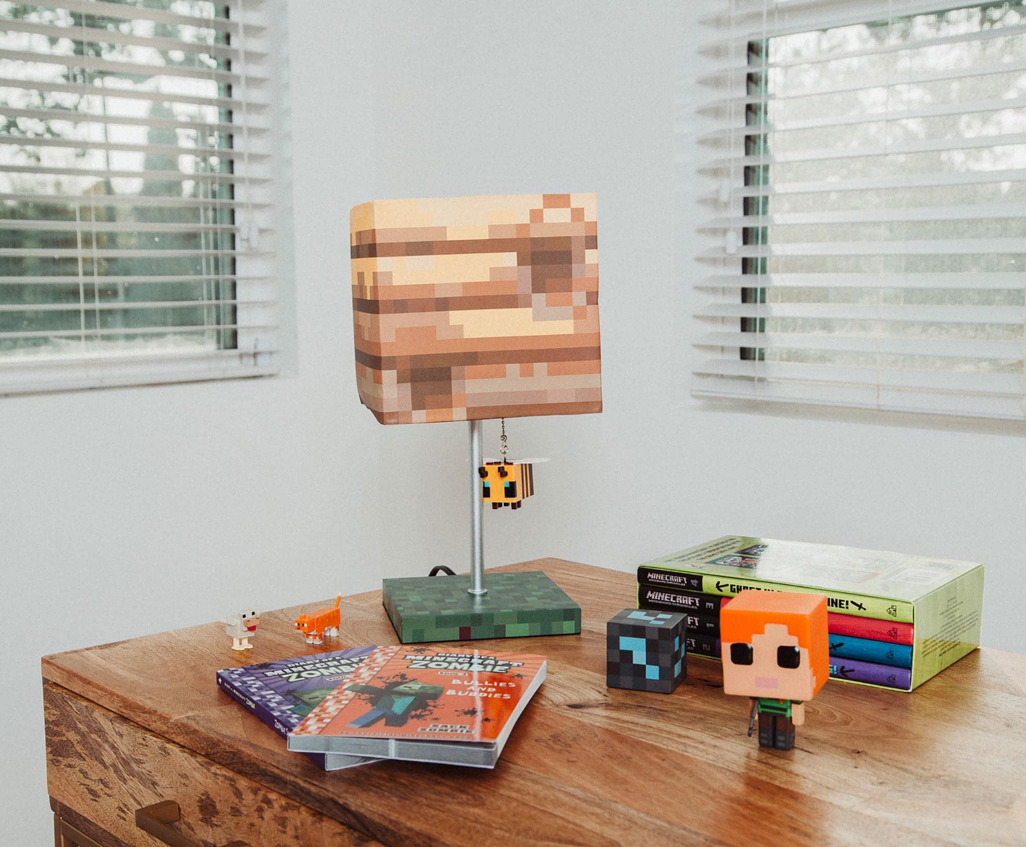 Foto 4 pulgar | Lámpara De Escritorio Minecraft Yellow Bee Nest Block Con Extractor De Abejas 3d - Venta Internacional.